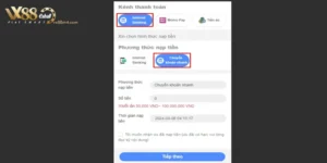 Ưu điểm trong cơ chế nạp rút tiền VX88